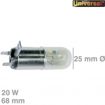 Lampe 20W 220/240V, Universal!