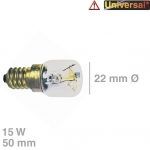 Lampe E14 15W 240V klein, Universal!